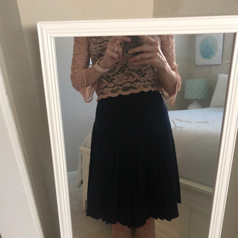 J. Crew pleated skirt